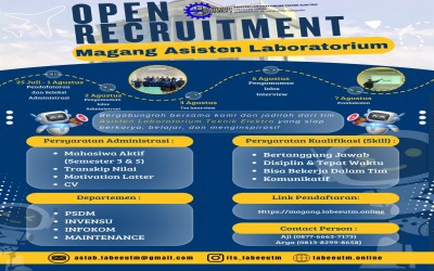 Oprec Magang Asisten Laboratorium Teknik Elektro 2026/2027 Ganjil