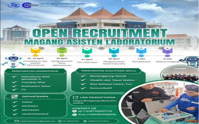 Open Recruitment Staff Magang Asisten Laboratorium Teknik Elektro FT UTM